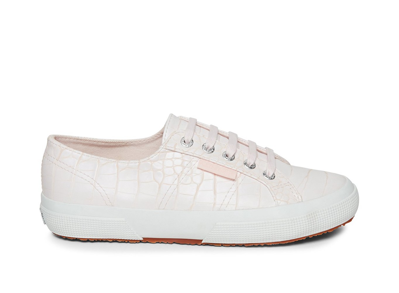 Superga Sneakers Womens - 2750 Syntcrocodilew - Pink - YZENF1387